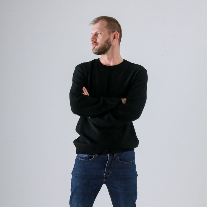 Джемпер мужской SL, 56, чёрный 
Джемпер мужской SL, 56, чёрный