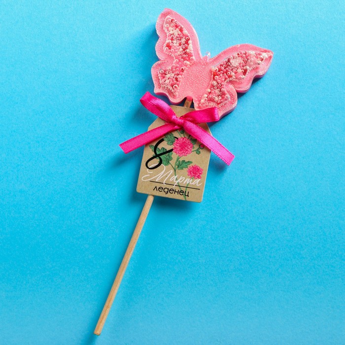 Леденец - погремушка «8 марта» БЕЗ САХАРА, 30 г. 
Леденец - погремушка «8 марта» БЕЗ САХАРА, 30 г.