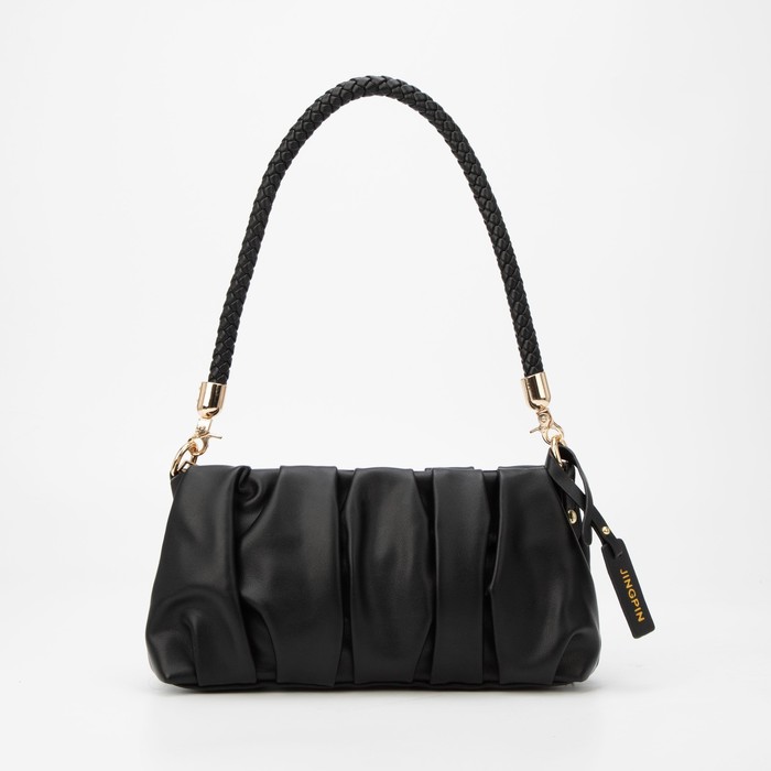 Сумка багет, отдел на молнии, цвет чёрный
Сумка багет, отдел на молнии, цвет чёрный