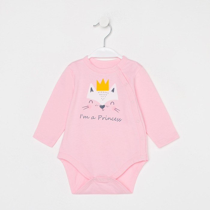 Боди для девочки, цвет розовый, рост 62
Боди для девочки, цвет розовый, рост 62