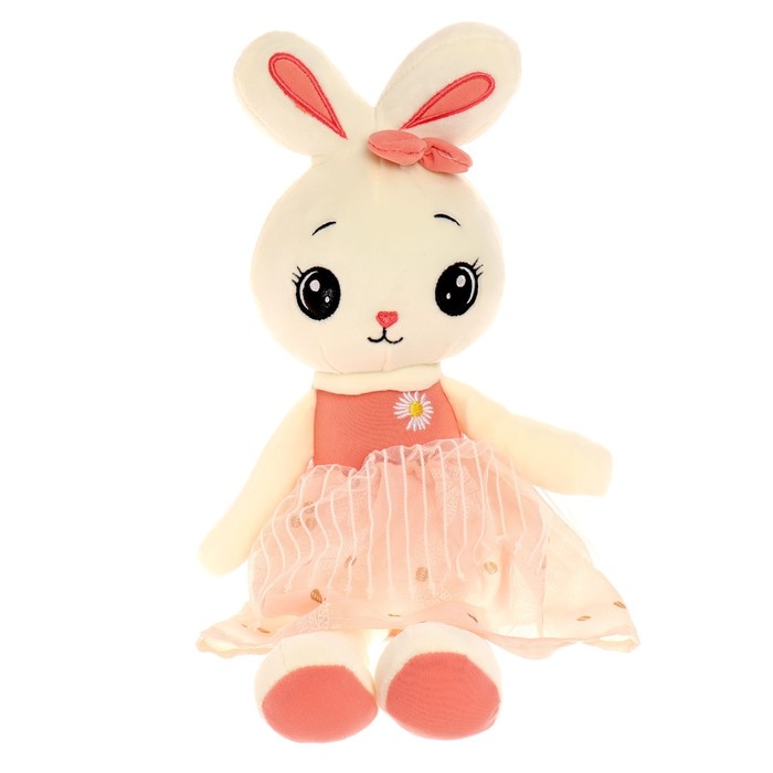 Мягкая игрушка «Зайка», в платье, цвет МИКС 
Мягкая игрушка «Зайка», в платье, цвет МИКС
