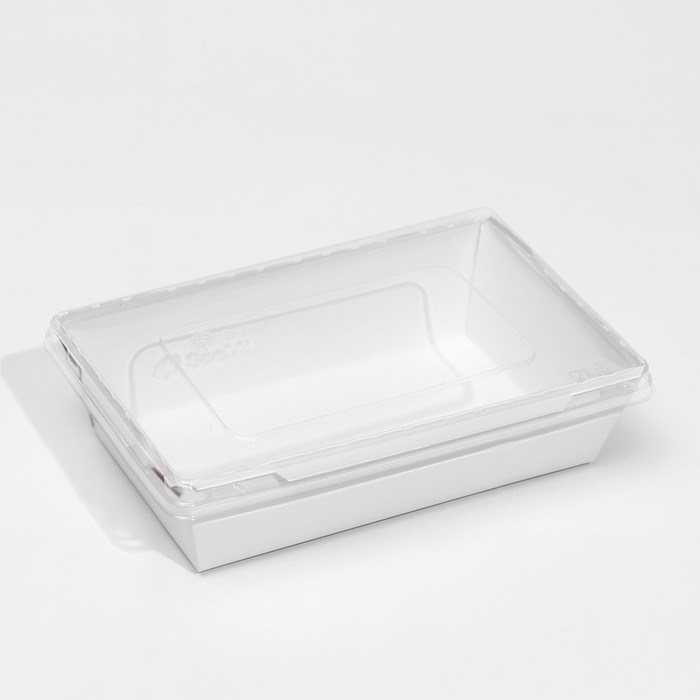 Контейнер с прозрачной крышкой, белый, 0,8 л, 20,7 х 13 х 5,5 см
Контейнер с прозрачной крышкой, белый, 0,8 л, 20,7 х 13 х 5,5 см