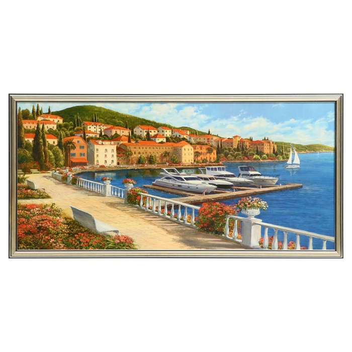 Картина "Причал" 33х70 (37х70) см
Картина "Причал" 33х70 (37х70) см