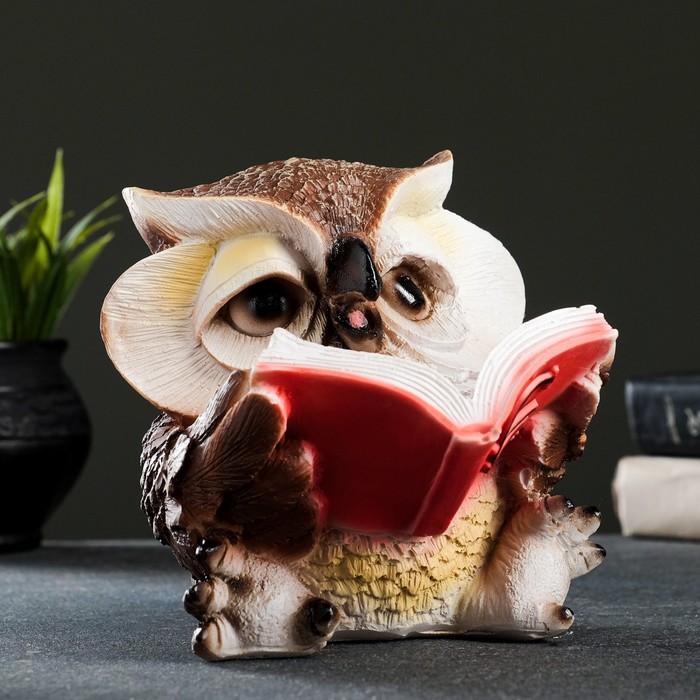 Фигура "Сова с книгой" 20х15х16см
Фигура "Сова с книгой" 20х15х16см