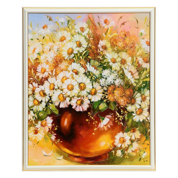 Картина "Цветы" 40х50 (43*53) см
Картина "Цветы" 40х50 (43*53) см