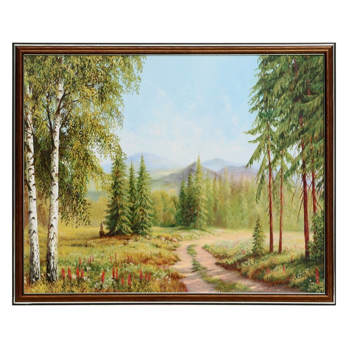 Картина "Лесная тропинка" 50х40 (43х53) см
Картина "Лесная тропинка" 50х40 (43х53) см