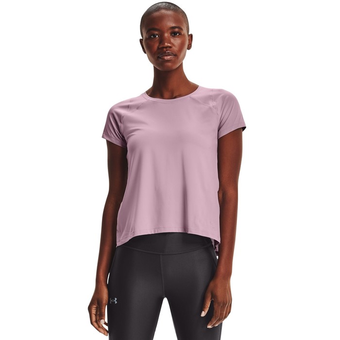 фото Футболка under armour iso-chill run 200 ss женская, размер 44-46