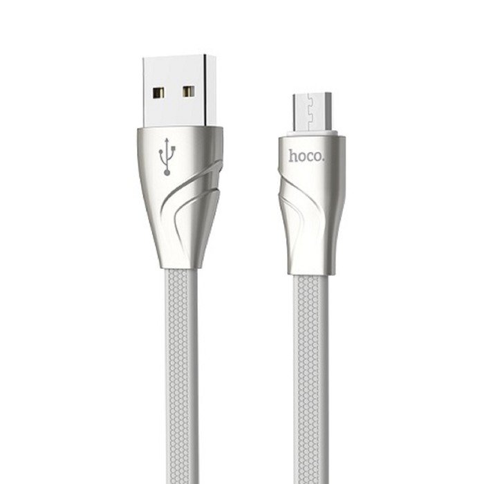 Кабель Hoco U57, USB - microUSB, 2.4 А, 1.2 м, плоский, белый
Кабель Hoco U57, USB - microUSB, 2.4 А, 1.2 м, плоский, белый