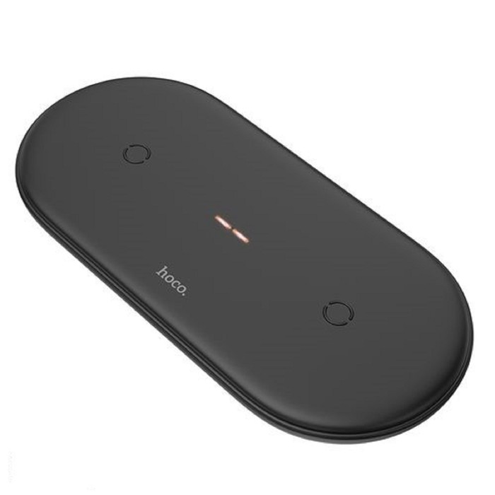 Беспроводное зарядное устройство Hoco CW23, 3 А, кабель Type-C, 1 м, черный 
Беспроводное зарядное устройство Hoco CW23, 3 А, кабель Type-C, 1 м, черный