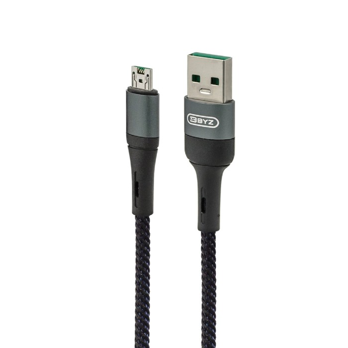 Кабель BYZ BC-031m, USB - microUSB, 6 А, 65 Вт, 1.2 м, черно-синий
Кабель BYZ BC-031m, USB - microUSB, 6 А, 65 Вт, 1.2 м, черно-синий
