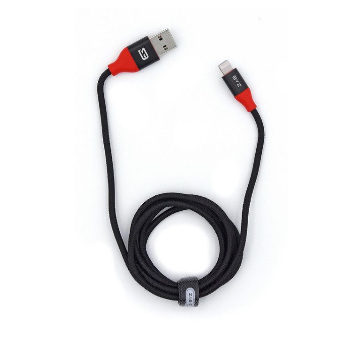 Кабель BYZ BL-683i, USB - Lightning, 2.4 А, 1.2 м, тканевая оплетка, черный
Кабель BYZ BL-683i, USB - Lightning, 2.4 А, 1.2 м, тканевая оплетка, черный