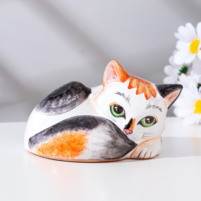 Сувенир "Кошка лёжа", ярославская майолика, h=8 см, микс
Сувенир "Кошка лёжа", ярославская майолика, h=8 см, микс