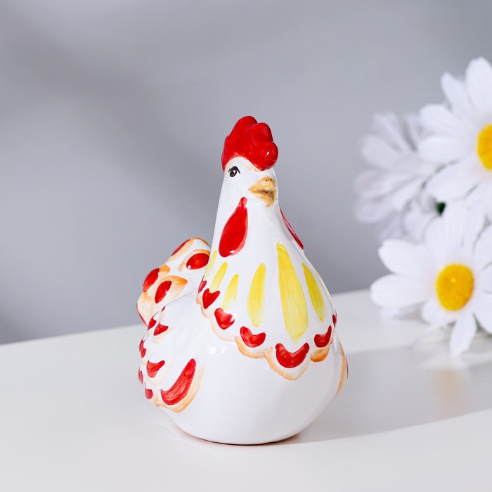 Сувенир "Курочка-фигура", ярославская майолика, h=8 см
Сувенир "Курочка-фигура", ярославская майолика, h=8 см