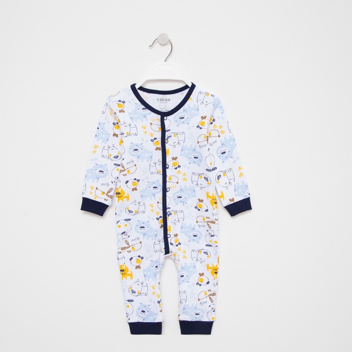 Комбинезон для мальчика, цвет белый/собачки, рост 68-74 см
Комбинезон для мальчика, цвет белый/собачки, рост 68-74 см