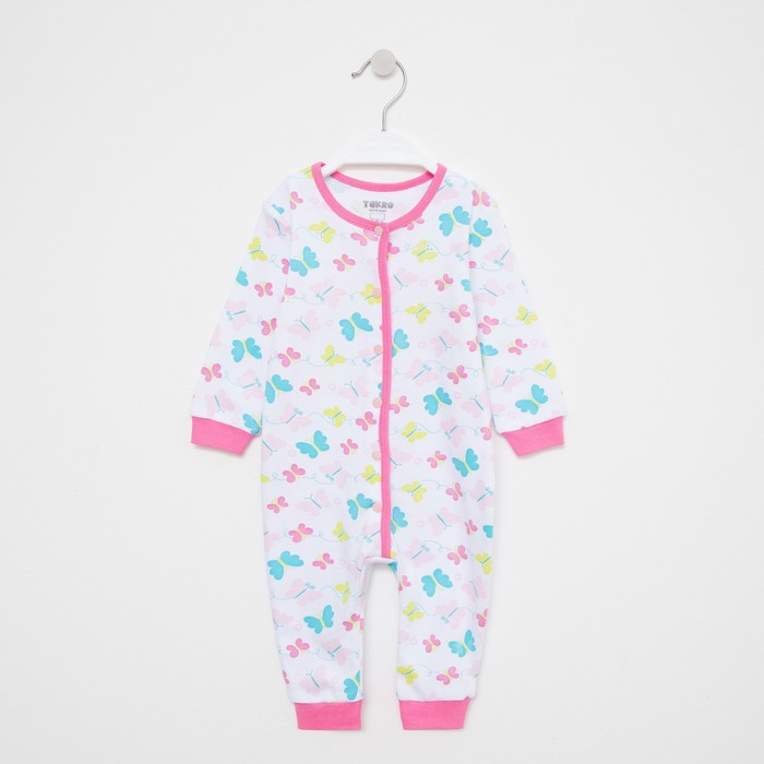 Комбинезон для девочки, цвет белый/бабочки, рост 68-74 см
Комбинезон для девочки, цвет белый/бабочки, рост 68-74 см