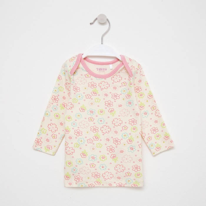 Кофточка для девочки, цвет экрю/цветы, рост 62 см
Кофточка для девочки, цвет экрю/цветы, рост 62 см