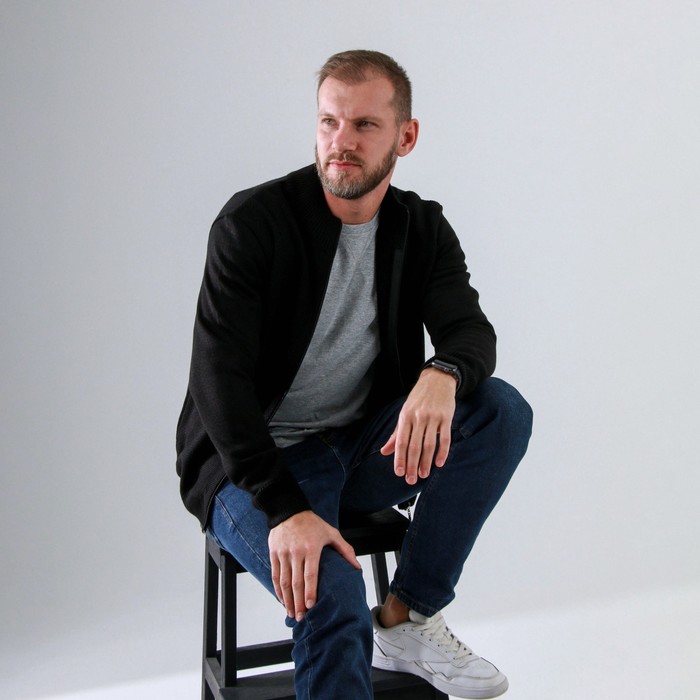 Кардиган мужской SL, 46, чёрный
Кардиган мужской SL, 46, чёрный