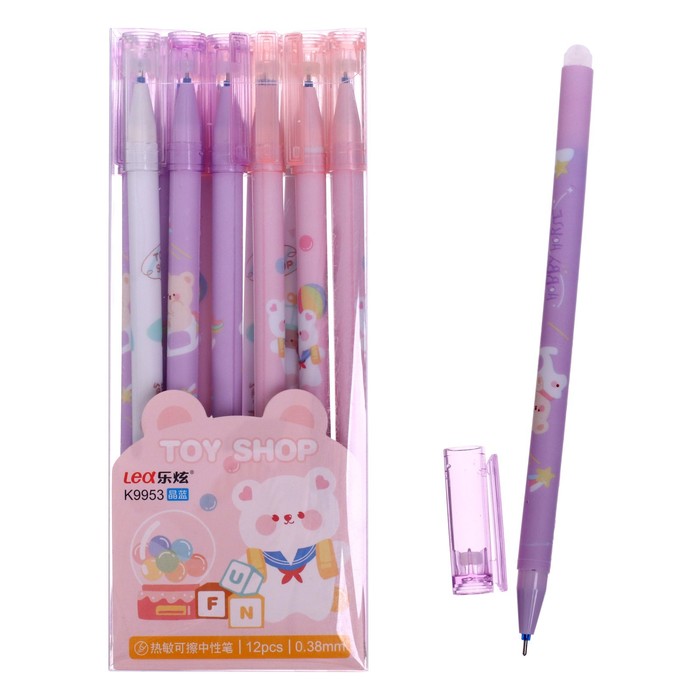 Ручка гелевая со стираемыми чернилами, стержень синий, корпус МИКС
Ручка гелевая со стираемыми чернилами, стержень синий, корпус МИКС