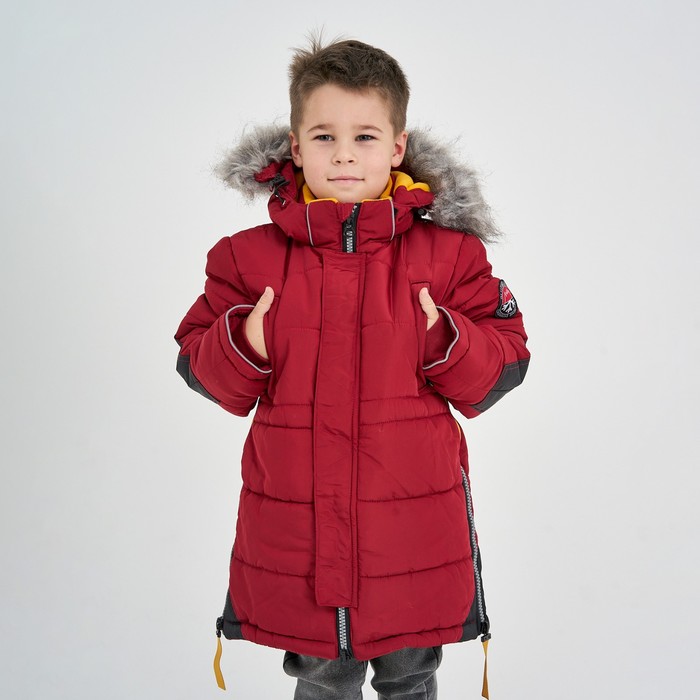 Парка для мальчика, цвет бордовый/чёрный, рост 140 см
Парка для мальчика, цвет бордовый/чёрный, рост 140 см