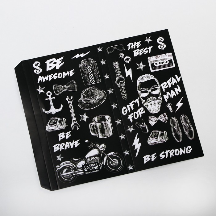 Обёртка для шоколада Be strong 18.2 × 15.5 см 
Обёртка для шоколада Be strong 18.2 × 15.5 см