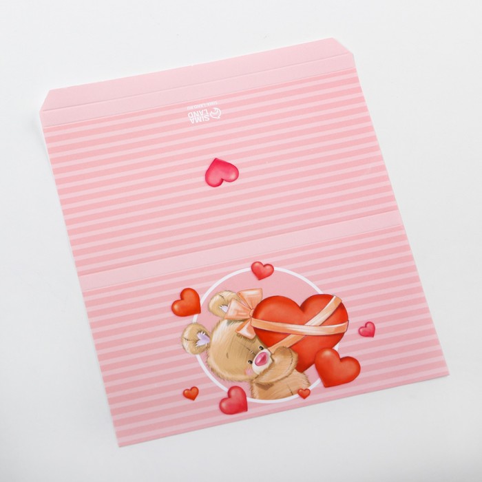 Обёртка для шоколада «Мишка» 18.2 × 15.5 см 
Обёртка для шоколада «Мишка» 18.2 × 15.5 см