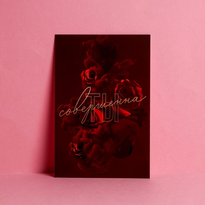 Почтовая карточка «Ты совершенна», 10 × 15 см
Почтовая карточка «Ты совершенна», 10 × 15 см