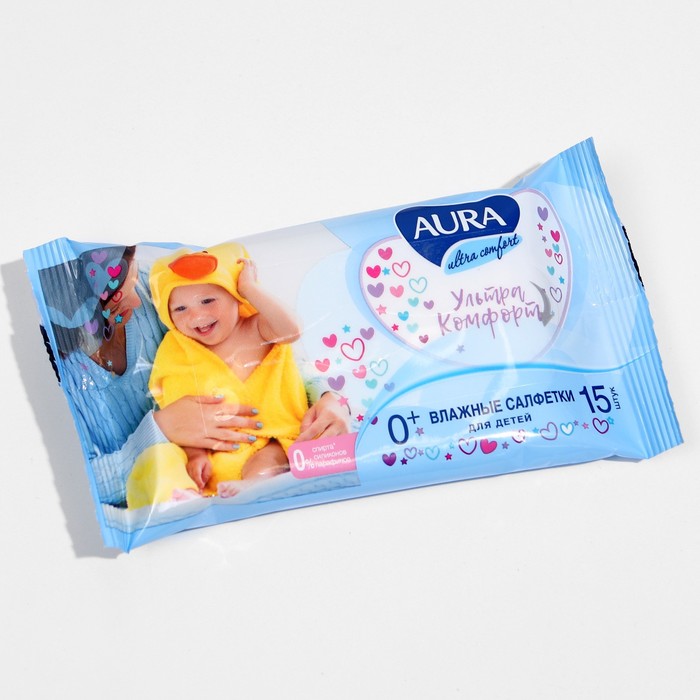 Салфетки влажные «Aura Ultra Comfort», детские, 110 уп.
Салфетки влажные «Aura Ultra Comfort», детские, 110 уп.