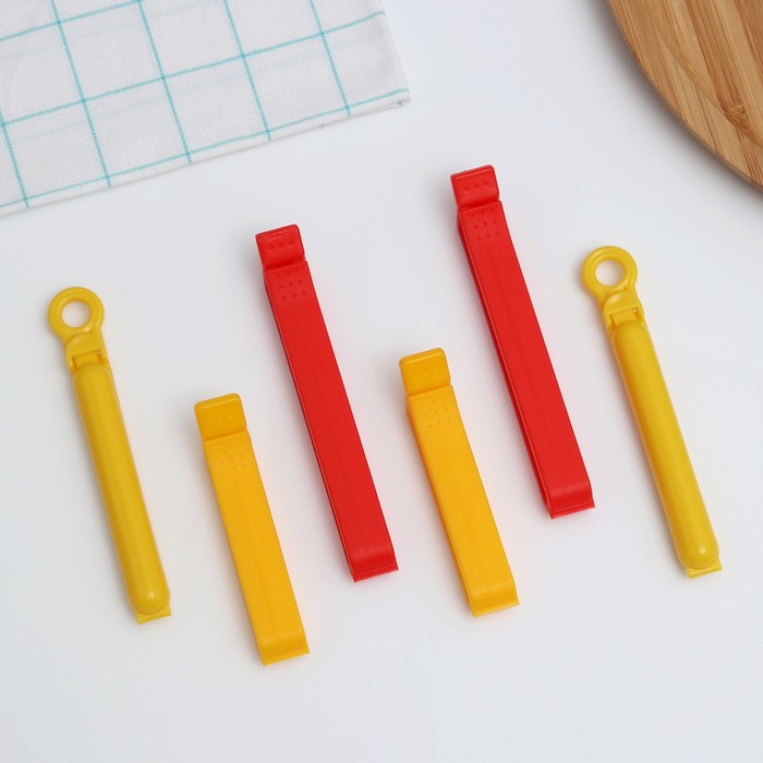 Набор зажимов для пакетов, 8 шт
Набор зажимов для пакетов, 8 шт