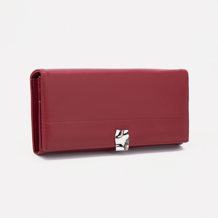 Кошелёк на магнитах, цвет бордовый
Кошелёк на магнитах, цвет бордовый