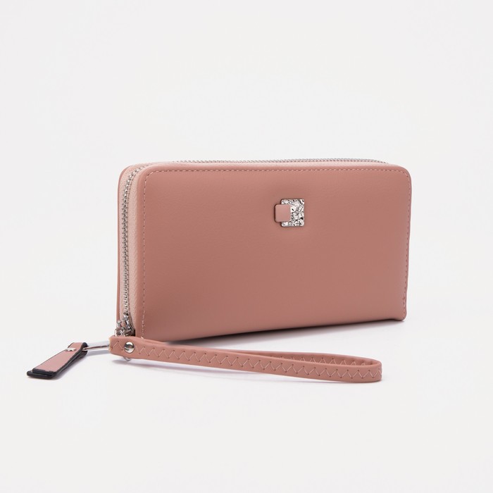Кошелёк на молнии, с ручкой, цвет розовый
Кошелёк на молнии, с ручкой, цвет розовый