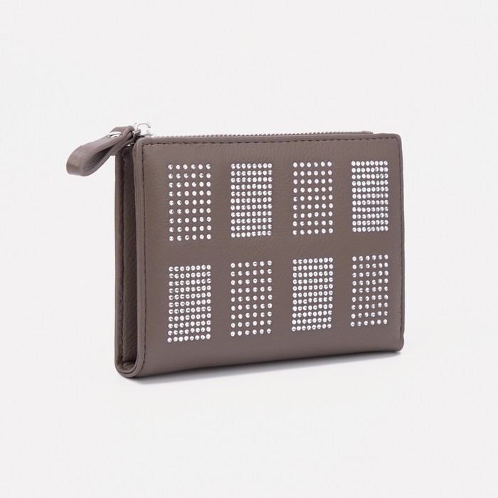 Кошелёк на кнопке, цвет серый
Кошелёк на кнопке, цвет серый