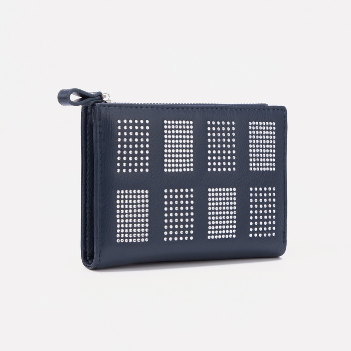 Кошелёк на кнопке, цвет синий
Кошелёк на кнопке, цвет синий