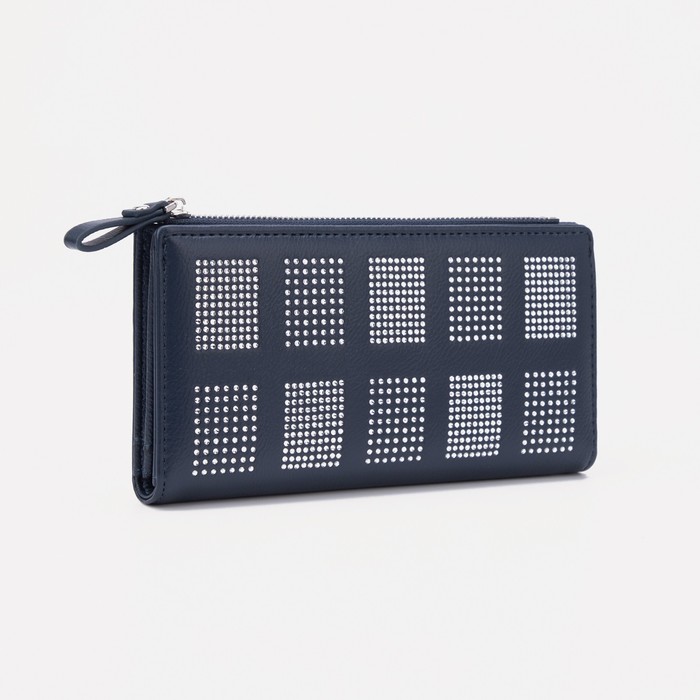 Кошелёк на кнопке, цвет синий
Кошелёк на кнопке, цвет синий