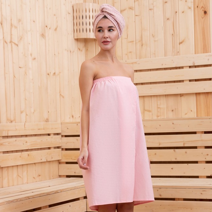 Набор для сауны Экономь и Я: полотенце-парео+чалма, цв.пудровый, вафля, 100%хл, 200 г/м2
Набор для сауны Экономь и Я: полотенце-парео+чалма, цв.пудровый, вафля, 100%хл, 200 г/м2