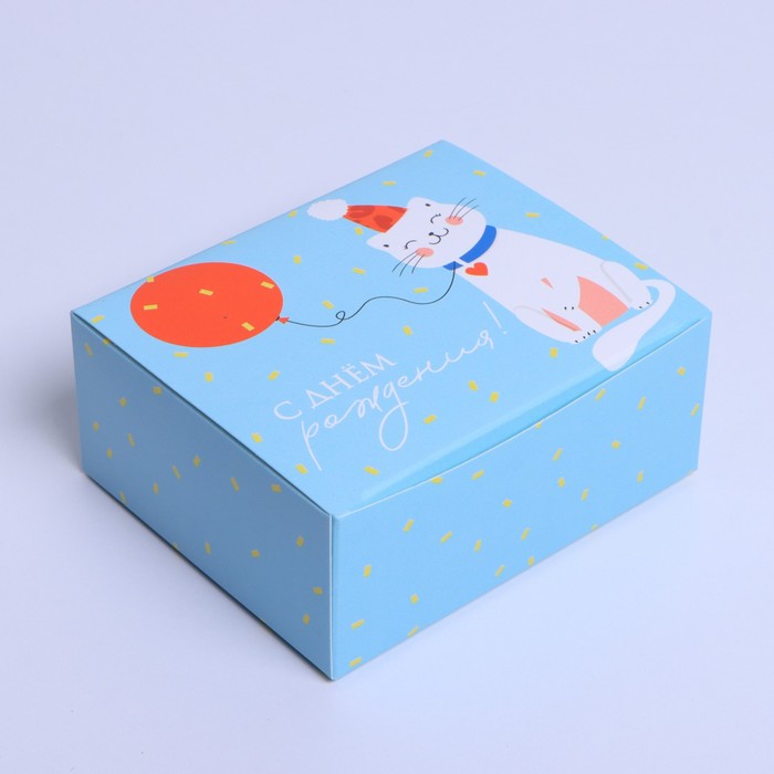 Коробка сборная «С Днём Рождения», 12 × 10 × 5 см
Коробка сборная «С Днём Рождения», 12 × 10 × 5 см