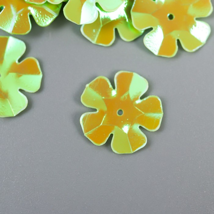 Набор пайеток "Colibry" 14х14мм, 10г, желто-зелёный
Набор пайеток "Colibry" 14х14мм, 10г, желто-зелёный