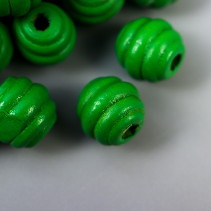 Набор деревянных бусин ""Colibry"" 43гр зеленый 
Набор деревянных бусин ""Colibry"" 43гр зеленый