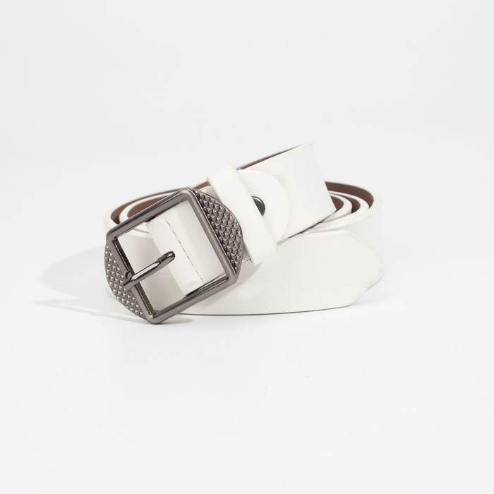 Ремень, ширина 3 см, винт, пряжка металл, цвет белый
Ремень, ширина 3 см, винт, пряжка металл, цвет белый