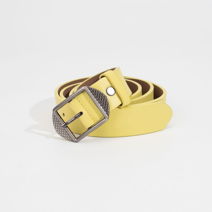 Ремень, ширина 3 см, винт, пряжка металл, цвет жёлтый
Ремень, ширина 3 см, винт, пряжка металл, цвет жёлтый