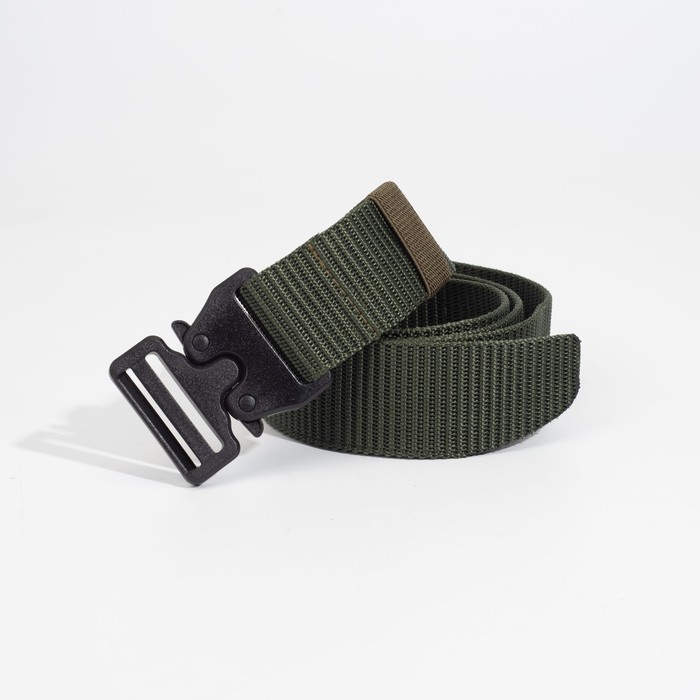 Ремень, ширина 4 см, зацепка, пряжка металл, цвет хаки
Ремень, ширина 4 см, зацепка, пряжка металл, цвет хаки