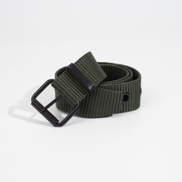 Ремень, ширина 4 см, люверсы, пряжка металл, цвет хаки
Ремень, ширина 4 см, люверсы, пряжка металл, цвет хаки