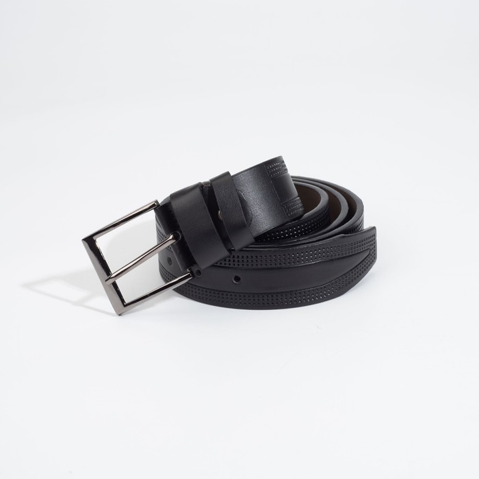 Ремень, ширина 4 см, «Великан», винт, пряжка металл, цвет чёрный 
Ремень, ширина 4 см, «Великан», винт, пряжка металл, цвет чёрный