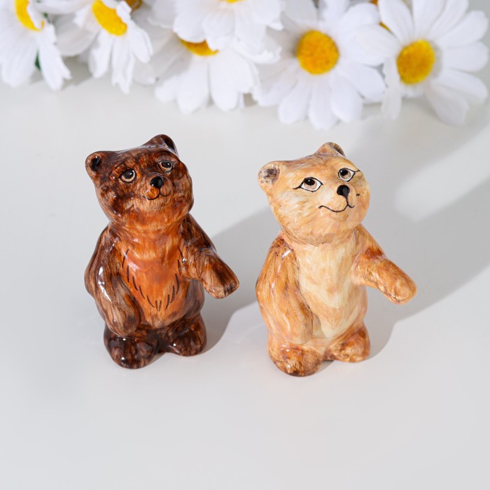 Сувенир "Медвежонок стоя", ярославская майолика, h=8 см, микс
Сувенир "Медвежонок стоя", ярославская майолика, h=8 см, микс