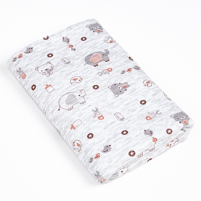 Пелёнка детская Белые слоники 90х90см, футер с начесом, 100% хлопок
Пелёнка детская Белые слоники 90х90см, футер с начесом, 100% хлопок