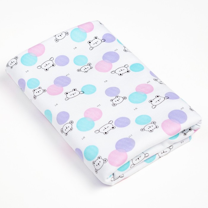 Пелёнка Белый горошек 90х90см, футер с начесом, хл100%
Пелёнка Белый горошек 90х90см, футер с начесом, хл100%