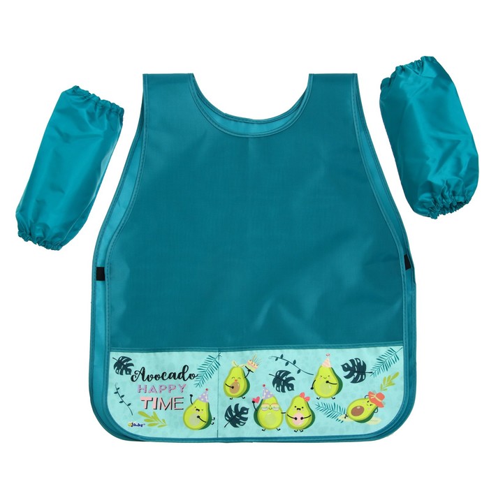 Фартук для труда (накидка) + нарукавники, 570 х 480 мм, (рост 116-152) "Весёлые авокадо"
Фартук для труда (накидка) + нарукавники, 570 х 480 мм, (рост 116-152) "Весёлые авокадо"