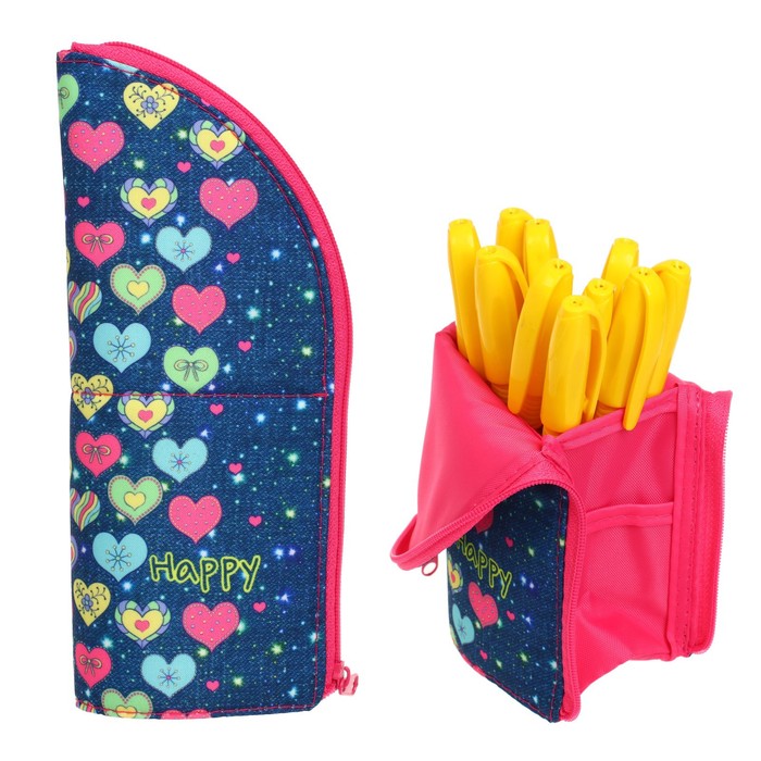 Пенал мягкий, тубус-подставка, 85 х 210 х 65 мм, «Оникс», ПМО 12-20, Happy 
Пенал мягкий, тубус-подставка, 85 х 210 х 65 мм, «Оникс», ПМО 12-20, Happy