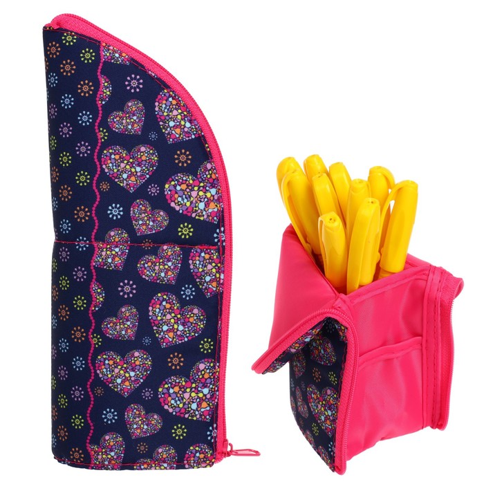 Пенал мягкий, тубус-подставка, 85 х 210 х 65 мм, «Оникс», ПМО 12-20, "Разноцветные сердца"
Пенал мягкий, тубус-подставка, 85 х 210 х 65 мм, «Оникс», ПМО 12-20, "Разноцветные сердца"