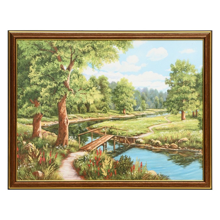 Картина "Мостик" 30х40 (33х43)см
Картина "Мостик" 30х40 (33х43)см