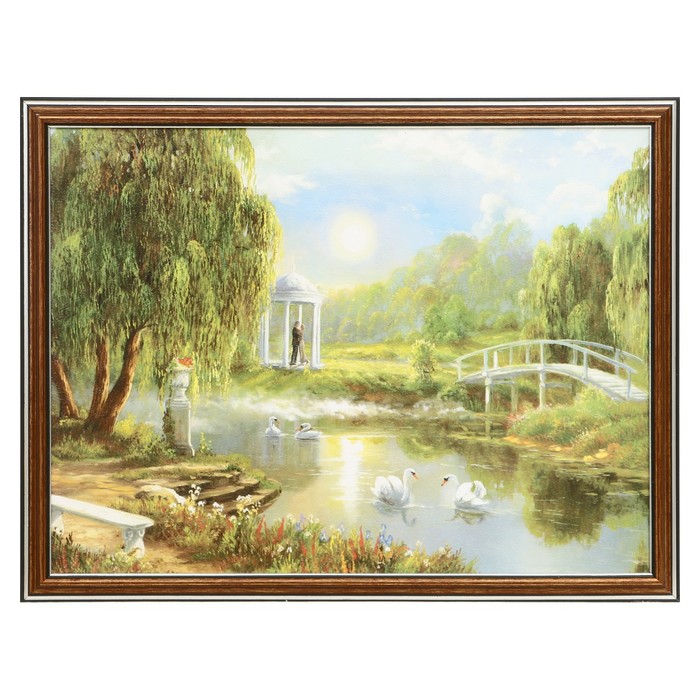 Картины "В Беседке" 30х40 (33х43) см 
Картины "В Беседке" 30х40 (33х43) см